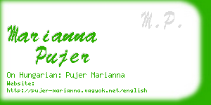 marianna pujer business card